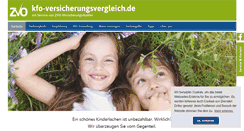 Desktop Screenshot of kfo-versicherungsvergleich.de