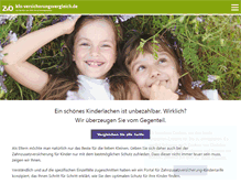 Tablet Screenshot of kfo-versicherungsvergleich.de